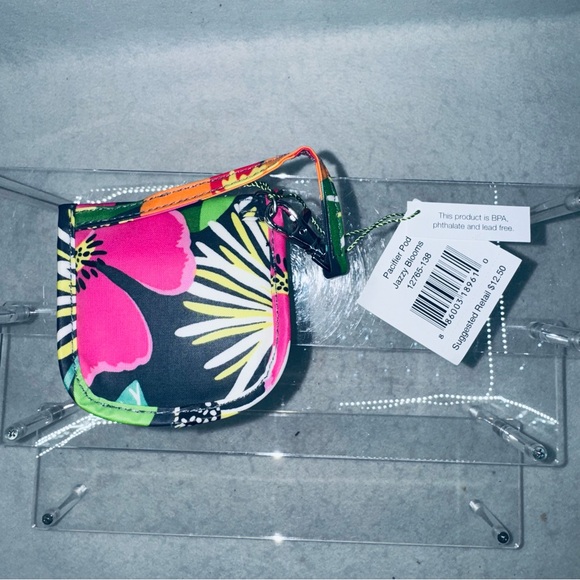 NWT Vera Bradley Jazzy Blooms Pacifier Pod - Picture 2 of 2